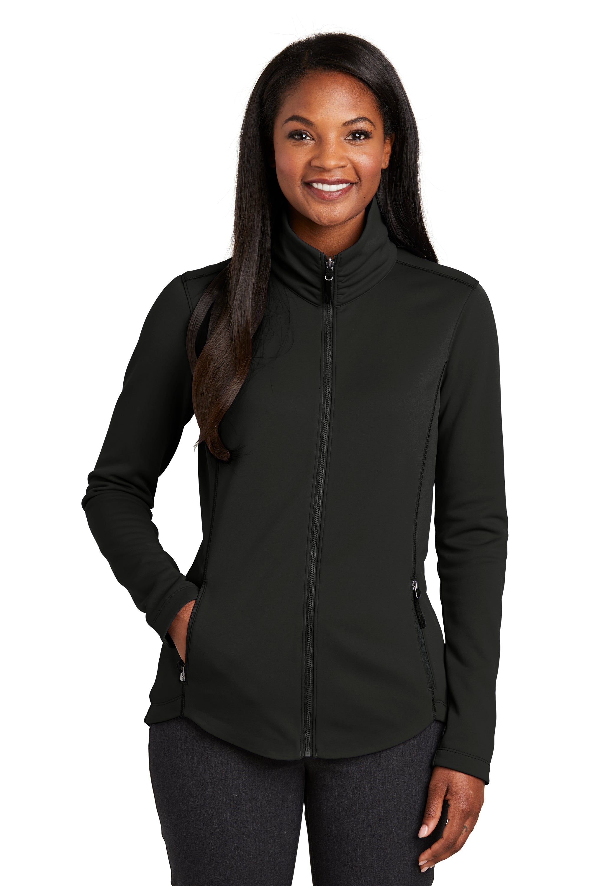 Refined Port Authority® Ladies' Collective Smooth Fleece Jacket