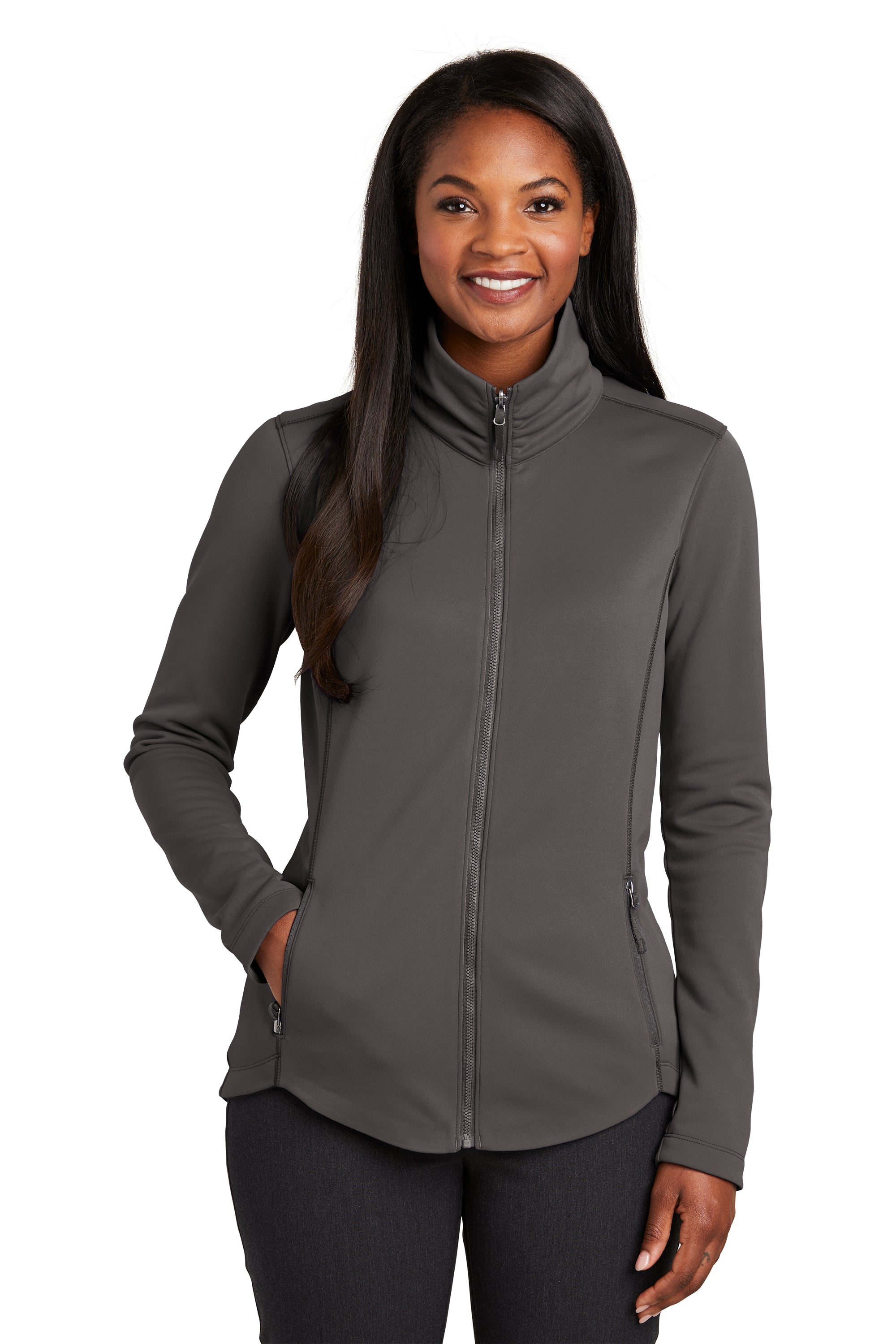 Refined Port Authority® Ladies' Collective Smooth Fleece Jacket