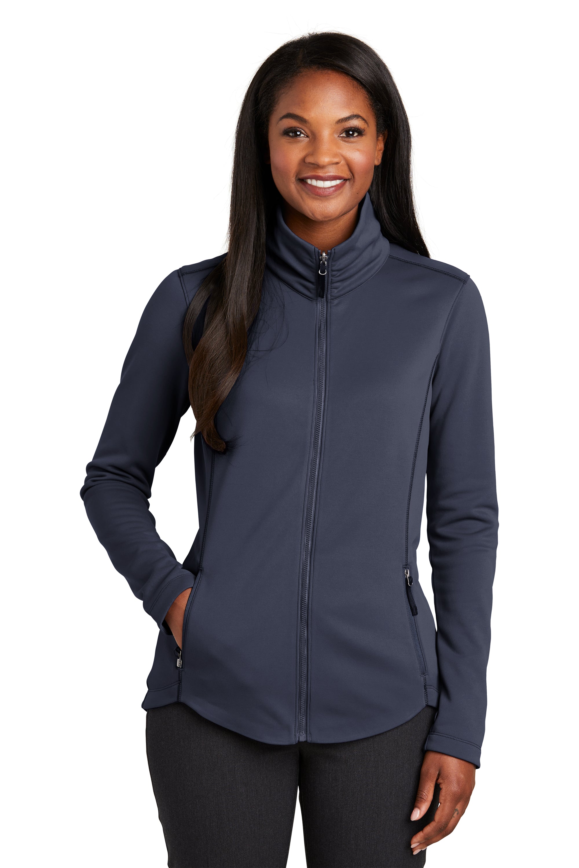 Refined Port Authority® Ladies' Collective Smooth Fleece Jacket