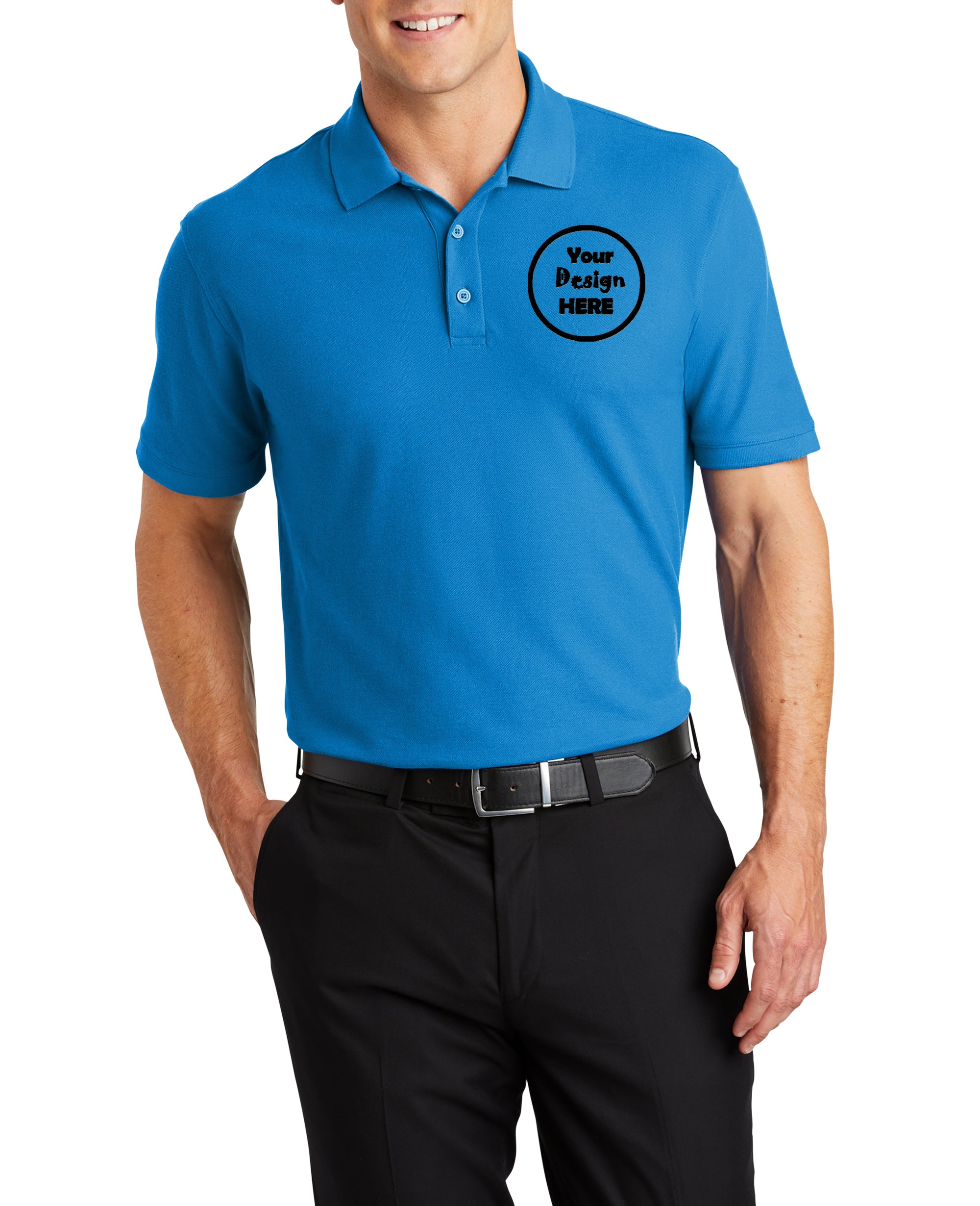 Port Authority® Essential Tall Pique Polo for men - Classic Comfort and Exceptional Value K100PRO1