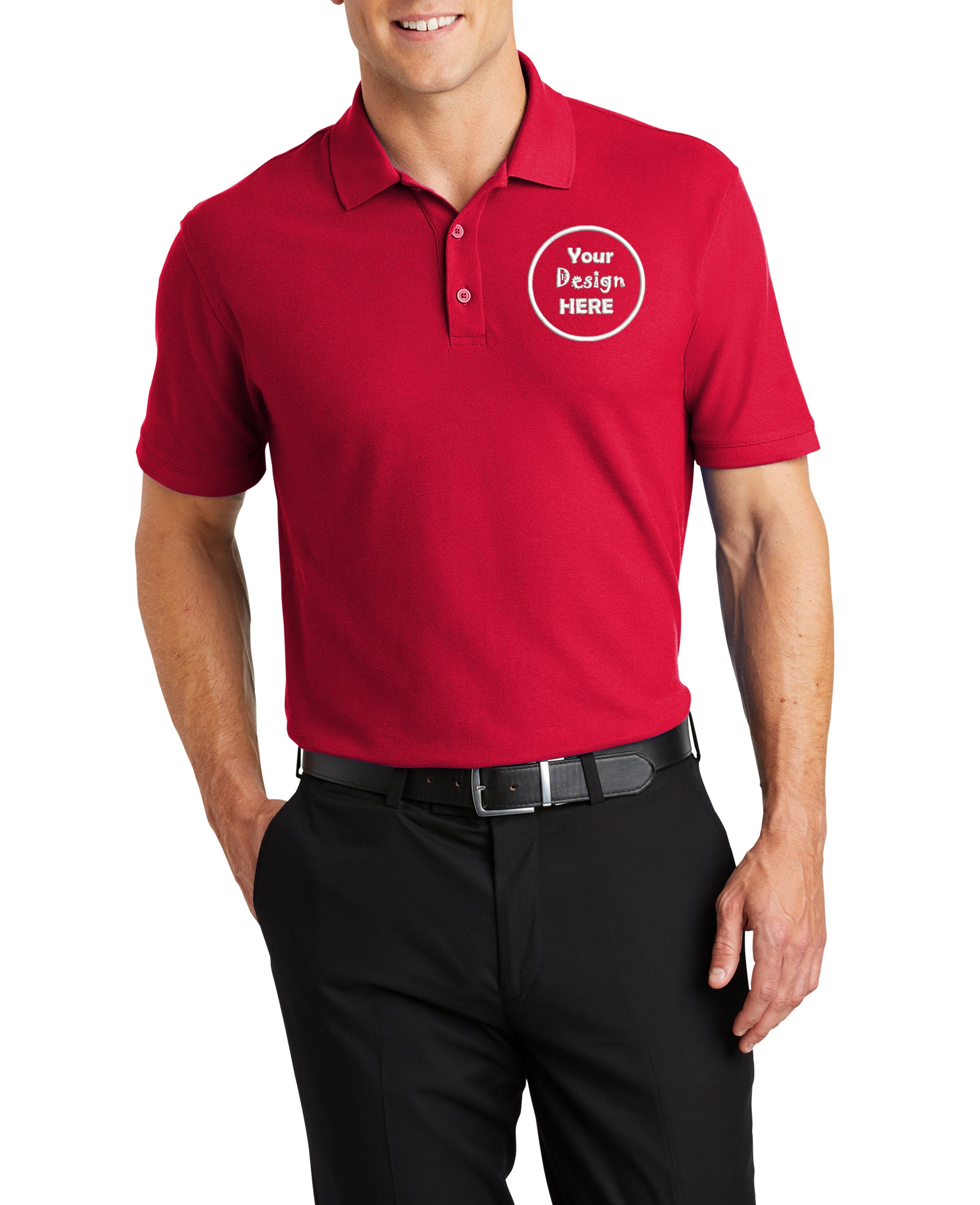 Port Authority® Essential Tall Pique Polo for men - Classic Comfort and Exceptional Value K100PRO1