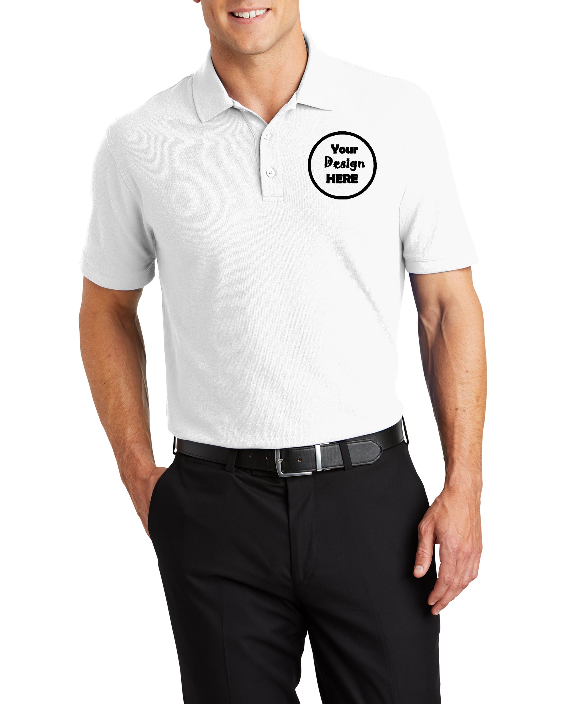 Port Authority® Essential Tall Pique Polo for men - Classic Comfort and Exceptional Value K100PRO1