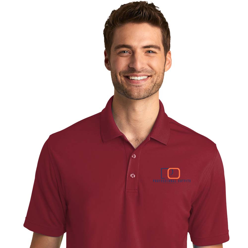 Custom Professional UV Micro-Mesh Polo for men