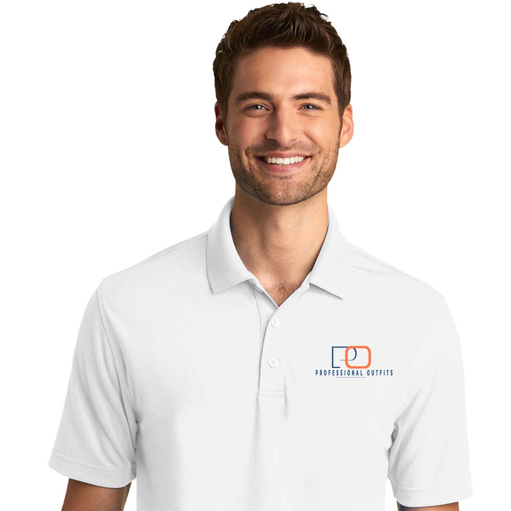 Custom Professional UV Micro-Mesh Polo for men