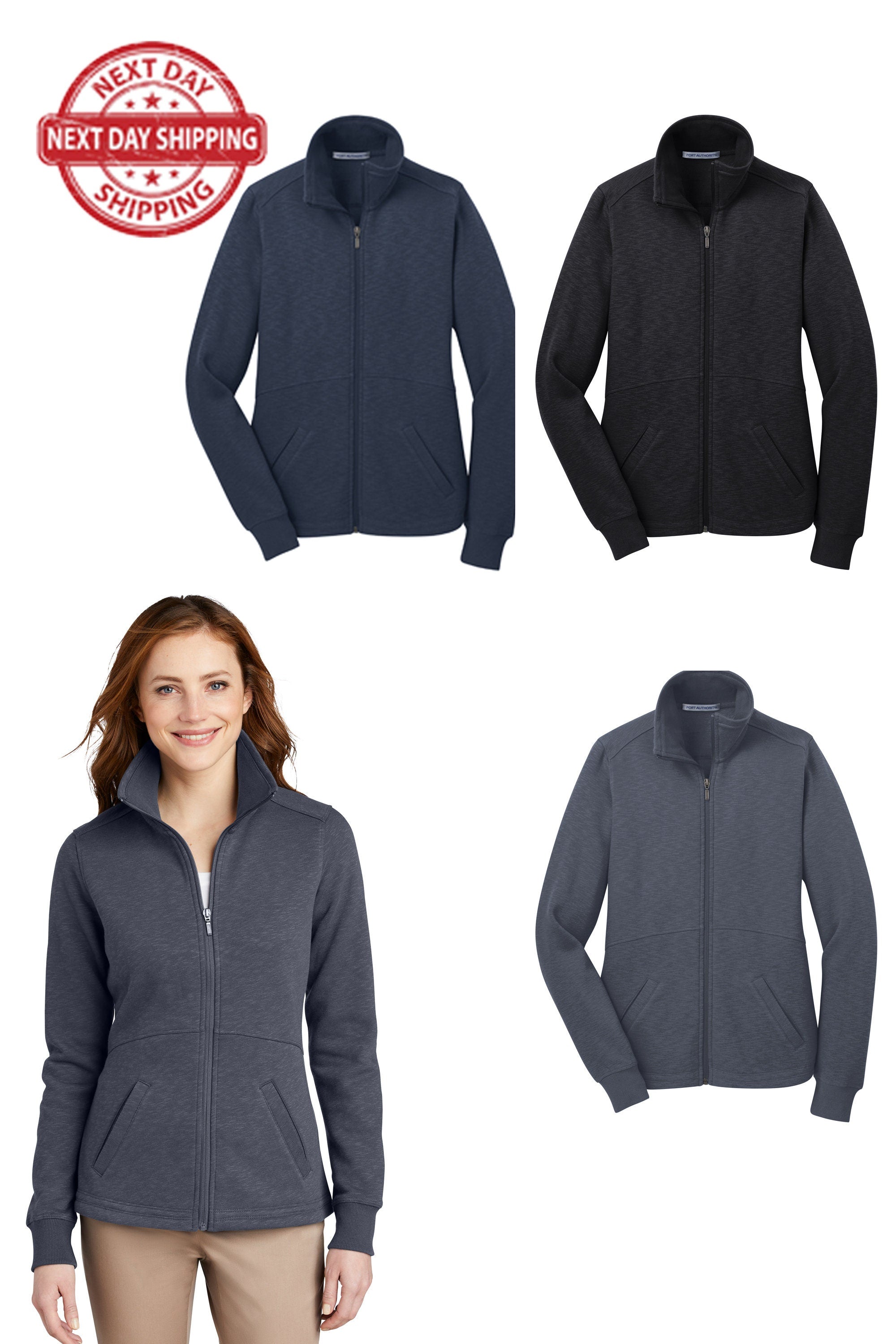 Personalized Embroidery Fleece Jacket for Female RN. Female Nurse Fleece Jacket. Female RN Full Zip Fleece Jacket. Nurse gift. RN gift.