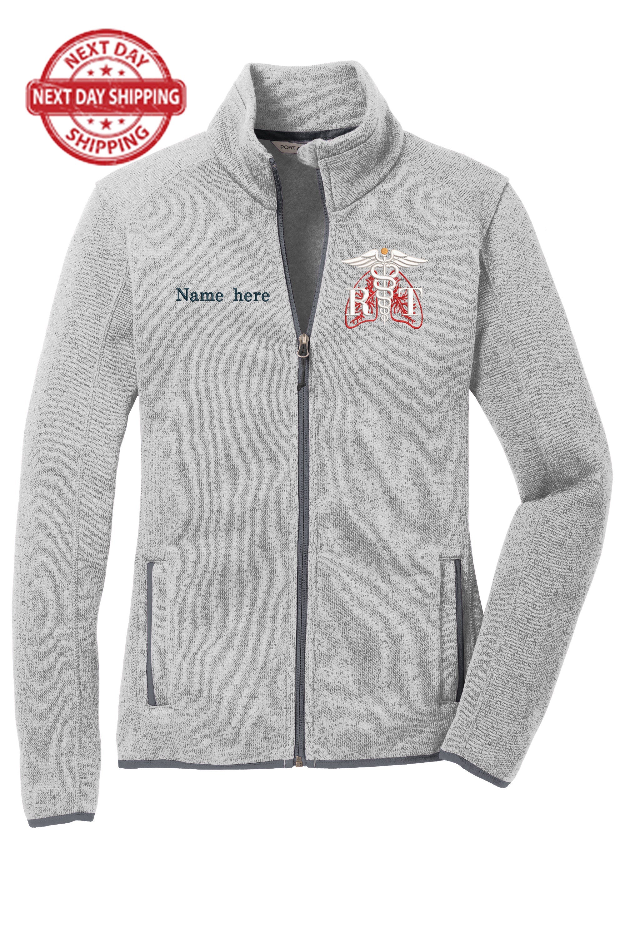 Custom Respiratory Therapist Sports Jacket - Personalized Frontliner Nursing Jacket, Healthcare Worker Apparel, Customized Sportswear